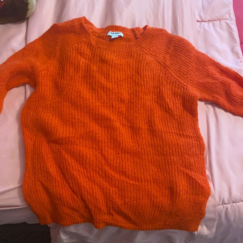 Orange sweater